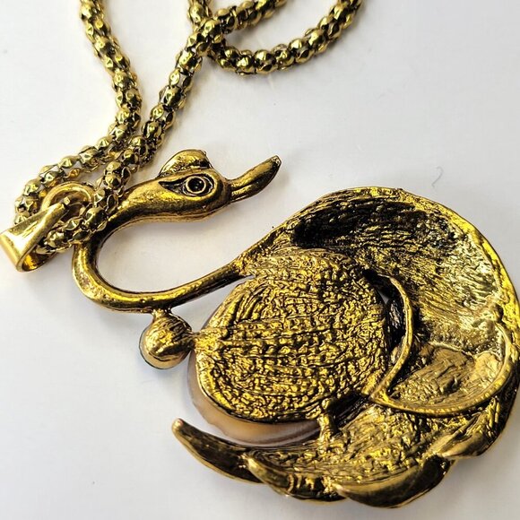 Swan Pendant Necklace - Picture 4 of 7